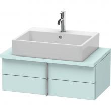 Duravit VE560700909 - Duravit Vero Vanity Unit for Console  Light Blue Matte