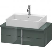 Duravit VE560703838 - Duravit Vero Two Drawer Vanity Unit For Console Dolomite Gray