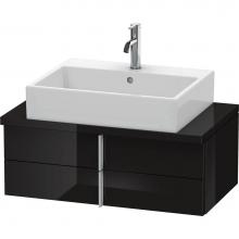 Duravit VE560704040 - Duravit Vero Two Drawer Vanity Unit For Console Black