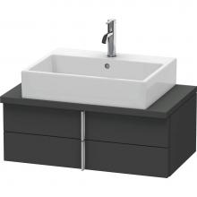 Duravit VE560704949 - Duravit Vero Two Drawer Vanity Unit For Console Graphite