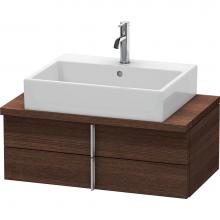 Duravit VE560705353 - Duravit Vero Two Drawer Vanity Unit For Console Chestnut Dark