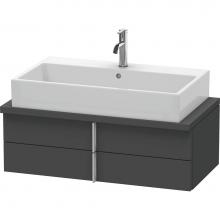 Duravit VE560804949 - Duravit Vero Two Drawer Vanity Unit For Console Graphite