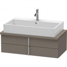 Duravit VE560809090 - Duravit Vero Vanity Unit for Console  Flannel Gray Satin Matte