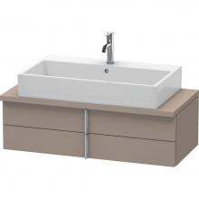 Duravit VE560904343 - Duravit Vero Two Drawer Vanity Unit For Console Basalt