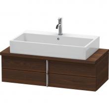 Duravit VE560906969 - Duravit Vero Two Drawer Vanity Unit For Console Walnut Brushed