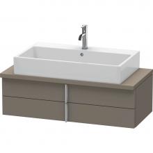 Duravit VE560909090 - Duravit Vero Vanity Unit for Console  Flannel Gray Satin Matte