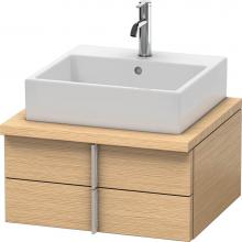 Duravit VE561501212 - Duravit Vero Two Drawer Vanity Unit For Console Brushed Oak