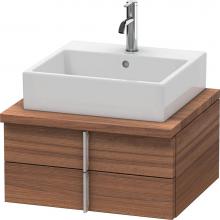 Duravit VE561507979 - Duravit Vero Two Drawer Vanity Unit For Console Walnut