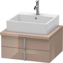 Duravit VE561508686 - Duravit Vero Two Drawer Vanity Unit For Console Cappuccino