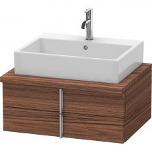 Duravit VE561602121 - Duravit Vero Two Drawer Vanity Unit For Console Walnut Dark