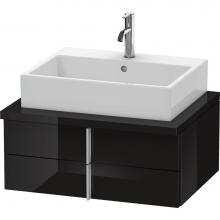 Duravit VE561604040 - Duravit Vero Two Drawer Vanity Unit For Console Black