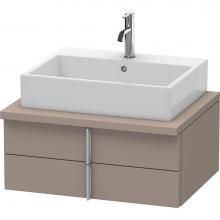 Duravit VE561604343 - Duravit Vero Two Drawer Vanity Unit For Console Basalt