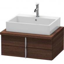 Duravit VE561605353 - Duravit Vero Two Drawer Vanity Unit For Console Chestnut Dark