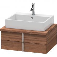 Duravit VE561607979 - Duravit Vero Two Drawer Vanity Unit For Console Walnut