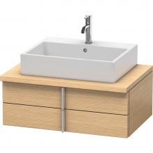 Duravit VE561701212 - Duravit Vero Two Drawer Vanity Unit For Console Brushed Oak