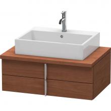 Duravit VE561701313 - Duravit Vero Two Drawer Vanity Unit For Console American Walnut