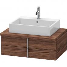 Duravit VE561702121 - Duravit Vero Two Drawer Vanity Unit For Console Walnut Dark