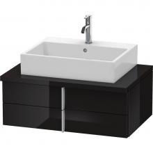 Duravit VE561704040 - Duravit Vero Two Drawer Vanity Unit For Console Black