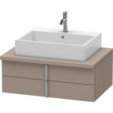 Duravit VE561704343 - Duravit Vero Two Drawer Vanity Unit For Console Basalt