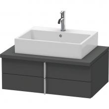 Duravit VE561704949 - Duravit Vero Two Drawer Vanity Unit For Console Graphite