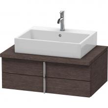 Duravit VE561707272 - Duravit Vero Two Drawer Vanity Unit For Console Dark Brushed Oak