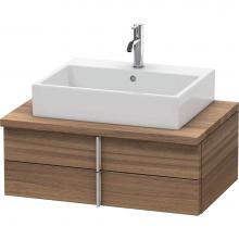 Duravit VE561707979 - Duravit Vero Two Drawer Vanity Unit For Console Walnut