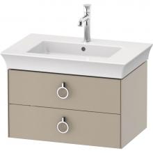 Duravit WT435106060 - White Tulip Wall-Mounted Vanity Unit Taupe Satin Matte