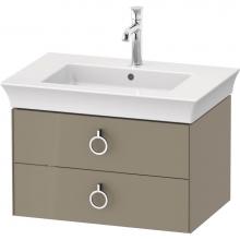 Duravit WT43510H2H2 - White Tulip Wall-Mounted Vanity Unit Stone Gray High Gloss