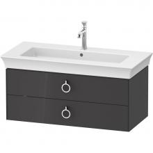 Duravit WT43520H1H1 - White Tulip Wall-Mounted Vanity Unit Graphite High Gloss