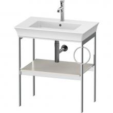 Duravit WT4543R3939 - White Tulip Floorstanding Metal Console Nordic White Satin Matte