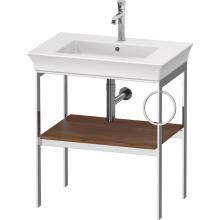 Duravit WT4543R7777 - White Tulip Floorstanding Metal Console American Walnut Solid Wood