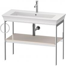 Duravit WT4544L3939 - White Tulip Floorstanding Metal Console Nordic White Satin Matte