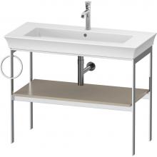 Duravit WT4544L6060 - White Tulip Floorstanding Metal Console Taupe Satin Matte