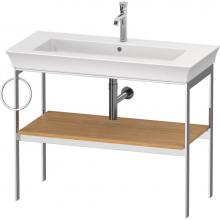 Duravit WT4544LH5H5 - White Tulip Floorstanding Metal Console Natural Oak Solid