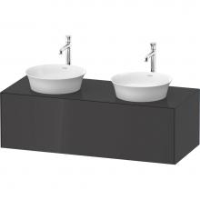 Duravit WT4978BH1H1 - White Tulip Wall-Mounted Vanity Unit Graphite