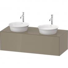 Duravit WT4978BH2H2 - White Tulip Wall-Mounted Vanity Unit Stone Gray