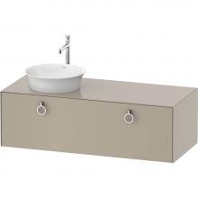 Duravit WT4982L6060 - White Tulip Wall-Mounted Vanity Unit Taupe