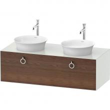 Duravit WT4983B7736 - White Tulip Wall-Mounted Vanity Unit American Walnut