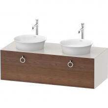 Duravit WT4983B7739 - White Tulip Wall-Mounted Vanity Unit American Walnut