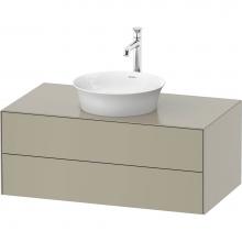 Duravit WT498606060 - White Tulip Wall-Mounted Vanity Unit Taupe Satin Matte