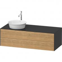 Duravit WT4987LH558 - White Tulip Wall-Mounted Vanity Unit Natural Oak