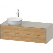 Duravit WT4987LH560 - White Tulip Wall-Mounted Vanity Unit Natural Oak