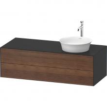 Duravit WT4987R7758 - White Tulip Wall-Mounted Vanity Unit American Walnut