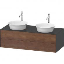 Duravit WT4988B7758 - White Tulip Wall-Mounted Vanity Unit American Walnut