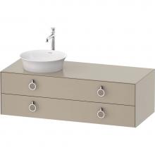 Duravit WT4992L6060 - White Tulip Wall-Mounted Vanity Unit Taupe