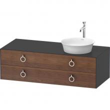 Duravit WT4992R7758 - White Tulip Wall-Mounted Vanity Unit American Walnut