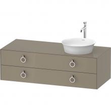 Duravit WT4992RH2H2 - White Tulip Wall-Mounted Vanity Unit Stone Gray