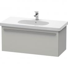 Duravit XL604900707 - Duravit X-Large One Drawer Wall-Mount Vanity Unit Concrete Gray