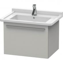 Duravit XL605600707 - Duravit X-Large Wall-Mount Vanity Unit Concrete Gray