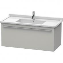 Duravit XL605800707 - Duravit X-Large Wall-Mount Vanity Unit Concrete Gray